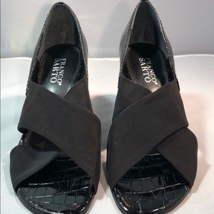 Women’s 7m Franco Sarto Black Heels